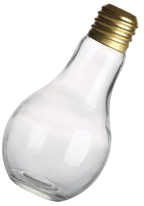 AOKWAWALIY Bottiglia di Lampadina Vaso Tazza per bevande Lampadine trasparenti Tazza per acqua per feste Lampadina per bevande Bottiglia d'acqua a led Lampadina a LED Bottiglia di