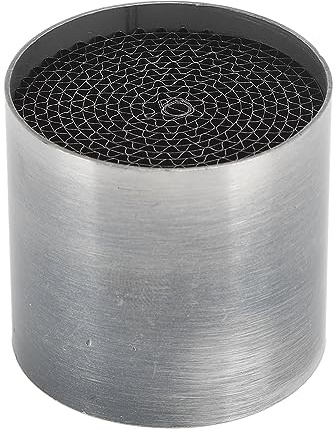 TKSE Catalizzatore Per Tubo di Scarico Moto, Catalizzatore Per Silenziatore di Scarico Centrale Anteriore in Acciaio Inossidabile Universale Per Moto(53 * 50mm)