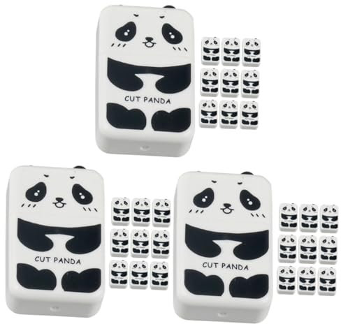 Operitacx 30stücke Panda Radiergummis Kreative Tragbare Bleistift-radierer Für Schule Und Büro Für Zeichnen Und Studieren Süßes Design Für Mehr Spaß Beim Lernen