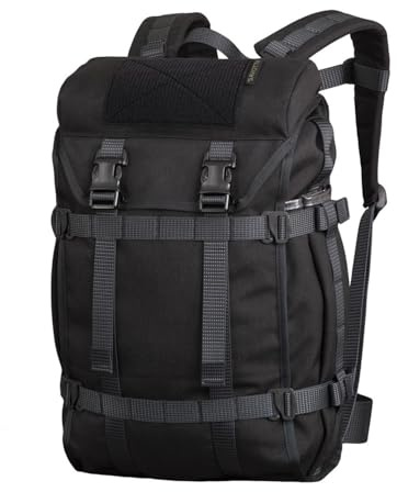 Savotta Kahakka Sac à dos polyvalent/sac à dos de jour 25L, Noir , 25L