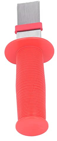 Peine Limpiador de Aletas de Condensador de Aire Acondicionado, Cepillo de Limpieza de Bobina de Refrigerador de Acero Inoxidable con Protector de Mano de Cerca, para Unidades de