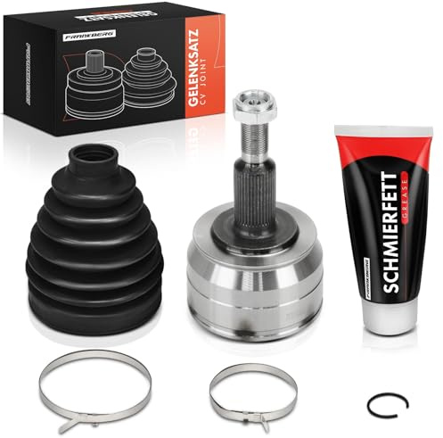 Frankberg Jeu de Joints Arbre de Transmission Avant Gauche et Droite Compatible avec California T5 Camper California T6 Camper M.u.l.t.i.v.a.n V VI Transporter V Remplacer# 7LA498099
