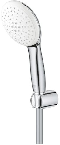 Grohe Tempesta 110 Duschkopf Handbrause mit Wandhalter und 125 cm Schlauch