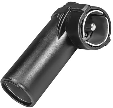 DIN ISO Winkelstecker, DIN 150 OHM auf ISO 50 OHM Antennenadapter, Winkelstecker Kunststoffmantel Adapter für Fahrzeuge Autoradio LKW Wohnwagen Boot Motorrad Traktoren Baumaschinen Einfacher Anschluss