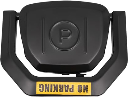 Parkeringsspärr, bil, parkeringslås, med fjärrkontroll, vikbar, parkeringsspärr, låsbar med 2 nycklar, vattentät, automatisk parkeringsspärr, intelligent bilparkeringsspärr, larmfunktioner
