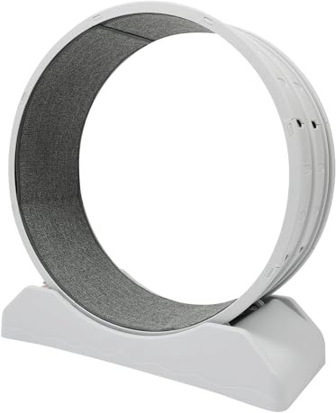 Katzenspielzeug Katzenlaufrad mit Arretierung, Abnehmbare Teppich Katzenturm Rund Cat Wheel Leise Fitnessgerät zur Gewichtsabnahme 80cm Hunde Sportspielzeug für Haushalte, Zoohandlungen, etc