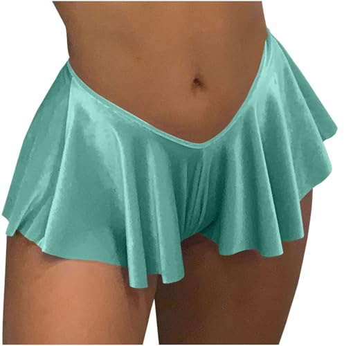 Women's Sexy Low Rise Fluted French Skirt Shorts Knickers Briefs Panties