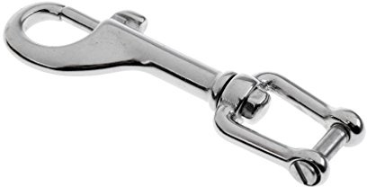 MagiDeal Swivel Eye Snap Swivel Karabiner Karabiner – Haken mit Drehgelenk Mehrzweck Kette Clip Bootszubehör