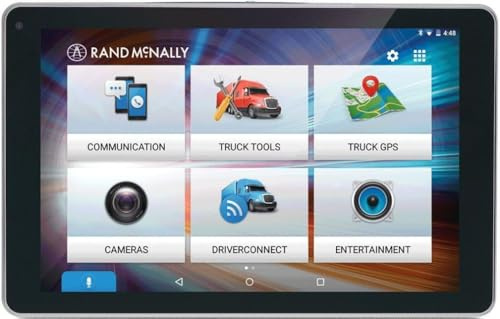 Rand McNally OverDryve 8 Pro 8 Truck GPS Tablet with Dash Cam and Bluetooth