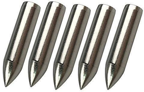 ZSHJG 24pcs Pfeilspitzen Jagdspitzen Punkt Pfeilspitze des Bogenschießen Bogenpfeile Pfeilspitze Tipps Feldspitze für 6mm Holzpfeile und Bambuspfeile
