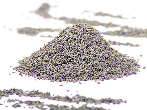 Lavendelblüten getrocknet und essbar - Lavendeltee - Lavendel Blüten tiefblau aus der Provence (200g)