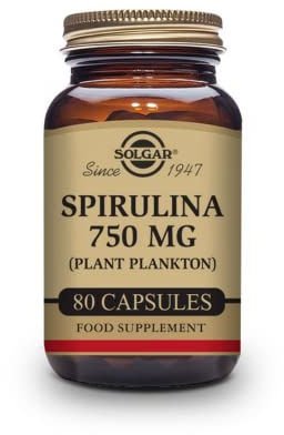 Solgar | Espirulina Vegetarian | 750 mg | 80 Comprimidos