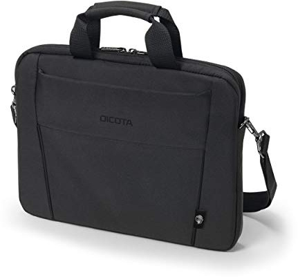 Dicota Eco Slim Case Base 11-12.5 – funktionale Notebooktasche mit Schutzpolsterung, schwarz