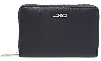 L.CREDI Women's FLIPPA Bi-Fold Wallet, Marine