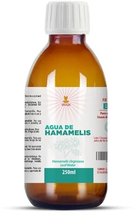 Snadi - 250 ml - Hamameliswasser - BIO. Hamamelishydrolat behandelt Krampfadern und wirkt als heilendes, entzündungshemmendes und feuchtigkeitsspendendes Mittel für die Haut.