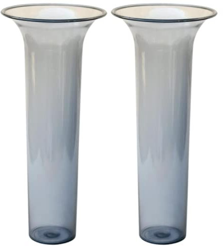 Plastia Inserto per vaso da fiori 32 x 15 cm (confezione da 2) – Inserto per vasi da pavimento in plastica – Inserto per vaso per tomba