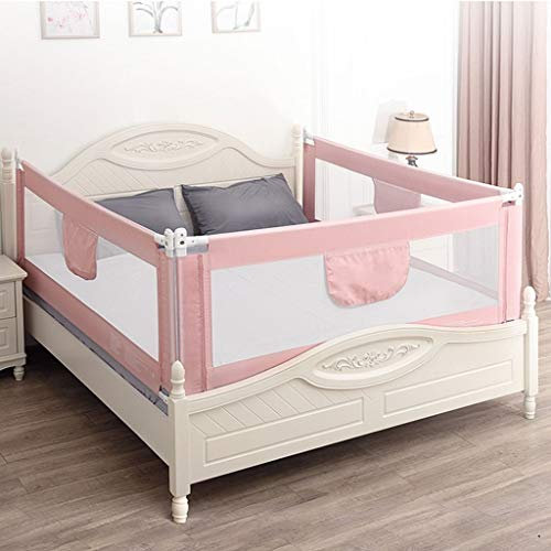 HAPPLiGNLY Baby-Sicherheits-Hochbett-Kleinkind-Hochbett-Schienenschutz Vertikaler Aufzug Extra 8 Gänge Einstellbarer Sicherheitsschutz Kinder-Absturzsicherung Atmungsaktives Mesh 3-seitige Ko