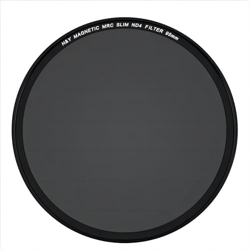 H&Y EVO 95mm ND4 Lens Filter, Magnetic & Threaded 2-in-1 Neutral Density Lens Filter (2 Stop), HD Optical Glass with 22 Multi-Layer Nano Coatings