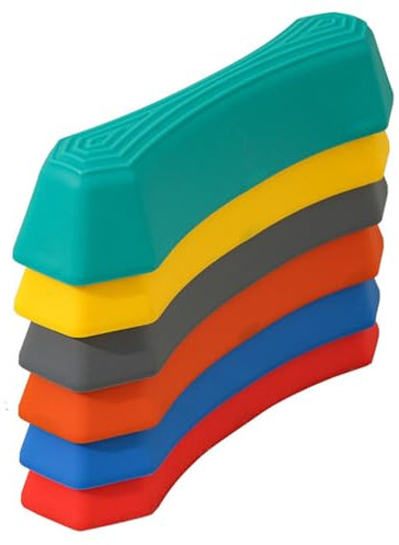Stepping Stones,Stepping Stones for Kids, 6PCS Non-slip Plastic Balance Stepping Stones, Stackable Toddler Stepping Stones, Flexible Combination Sensory Toys for Indoor & Outdoor