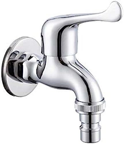 SFEWF Rubinetti da Cucina Rubinetto da Giardino Esterno Rubinetto in Ottone Rubinetto ad Apertura Rapida Rubinetto da Cucina per Bagno Rubinetto per Lavanderia Rubinetto per Acqua Fredda