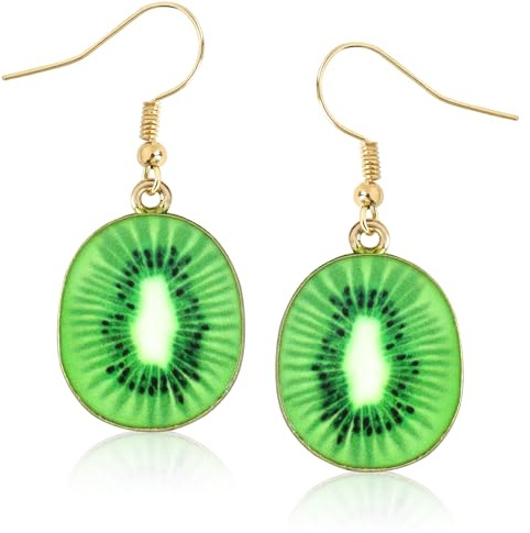 Orange Ohrstecker, Orange Ohrringe Damen, Früchte Ohrringe, Ohrringe Fasching, Ohrringe Hängend, Orange Ohrringe Süße Damen, Karnevals Schmuck für Mädchen und Frauen