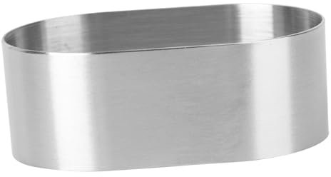COLLBATH Oval Mousse Ring Aus Edelstahl Für Kuchen Backen Keksform Und Dessert Formen Wiederverwendbar Und Langlebig