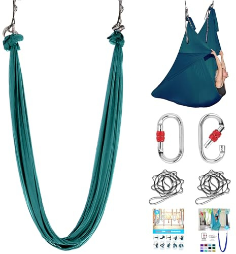 ZYOSJK Aerial Silk Swing Outdoor Hammock Aerial Yoga Swing For Adults,Aerial Yoga Hammocks for outside