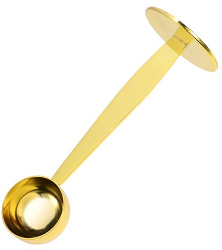 KICHOUSE Cucharas Medidoras De Café Inoxidable Con Cabeza y Para Café Leche y Herramienta Práctica Para Cocinas y