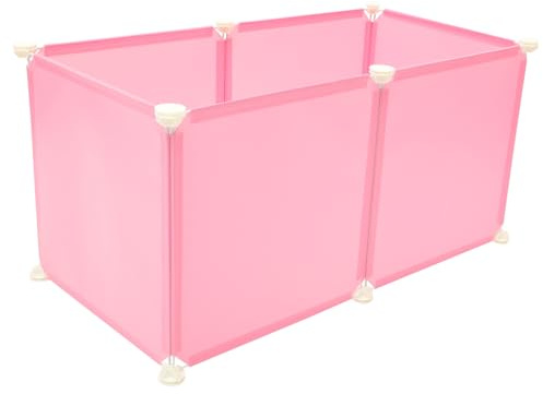 TOYANDONA Valla para Mascotas De Ejercicio Interior Jaula para Animales Pequeños Valla para Hámster para Conejos DIY para Espacios De Seguro Casa