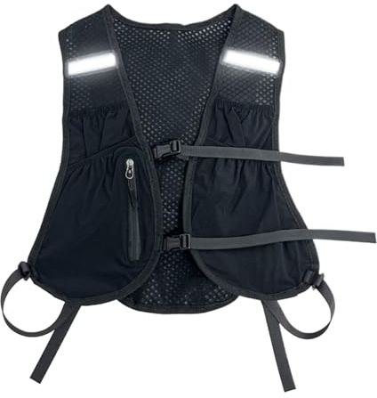 Gilet De Course pour Hommes,Sac De Jogging avec Poches - Sac Hydratation Léger Polyvalent pour Cyclisme Course Randonnée Activités Extérieures