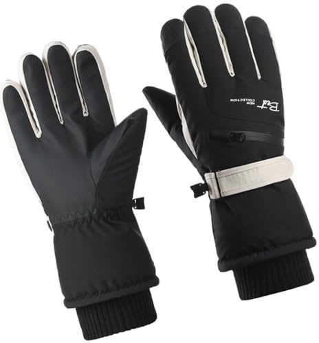 Gants de sport imperméables et antidérapants pour le ski et le snowboard pour femme avec embouts pour écran tactile