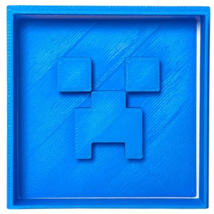 Cuticuter Creeper Cortador de Galletas Minecraft, azul