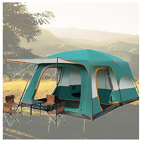 Iglu-Kuppelzelt für 5 bis 8 Personen, Sonnenschutz, wasserdichtes Zelt, leichtes und stabiles Familienzelt für Camping, Wandern, Bergsteigen
