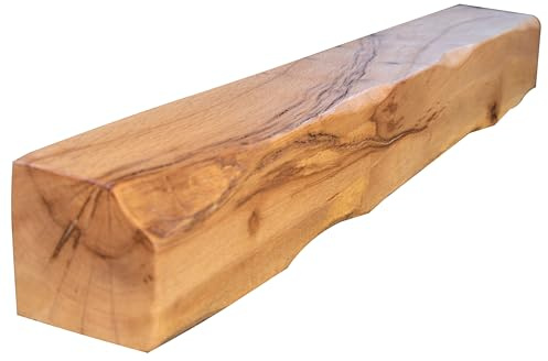 oakleys oak Genuine Solid Oak Beams for Fireplaces- Oak Floating Shelf for Home Decor- Rustic Shelves to Decorative Logs for Fireplace- Heavily Worked- Beam Size(110x15x15) Cm
