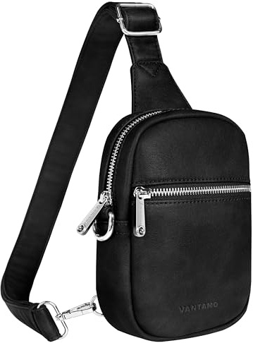 Vantamo Crossbody Bag Damen mit RFID-Schutz & Extra Sicher Anti-Diebstahl-Clip, Stilvolle Handtasche für den Alltag oder die Reise, Hochwertigem Material Anti Diebstahl Umhängetasche