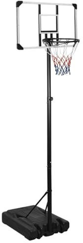 Basketballständer, CIADAZ Basketballkorb Outdoor, Basketball Korb, Basketball Hoop, Basketball Ständer, Transparent 235-305 cm Polycarbonat