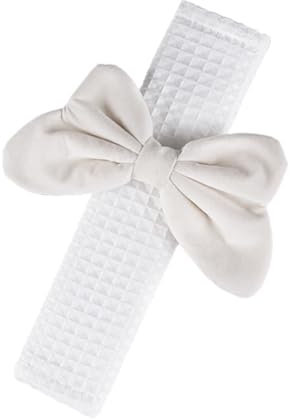 Wambere 4 Stück Auto Waffel Sicherheitsgurt Schulterpolster,Schulterpolster für Autosicherheitsgurte,Gurtschutz Polsterung Auto Gurtpolster Polster Seat Belt Pads Gürtelkissen Schutzkissen,Weiß