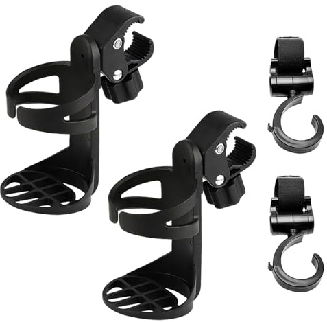 ROMOLY Porte-Bouteille Porte-Bouteille d'eau De Vélo, Porte-Gobelet Réglable à Rotation à 360 Degrés, Fait De Porte-Bouteille De Vélo Porte-Bouteille d'eau pour Vélos, VTT
