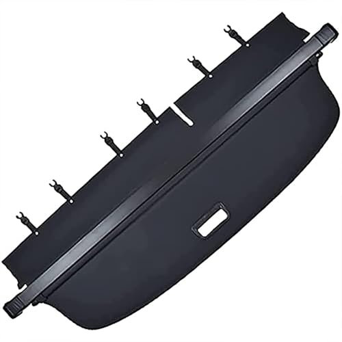 QWEERASS Auto Laderaumabdeckung Kofferraum, für VW Tiguan 2015-2021 Ausziehbar Kofferraumabdeckung Rollo Schutz Abdeckung Cargo Cover