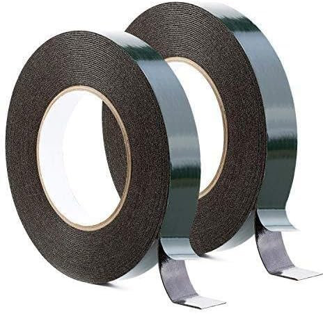 Ruban adhésif double face résistant Ruban adhésif de bureau 2 pièces épaisseur 3 mm largeur 10-50 mm 5 mètres de long ruban éponge double face ruban adhésif de montage étanche rouleau de ruban adhésif