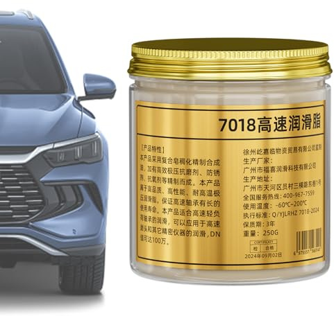 Grasso per Autoveicoli - Grasso per Montaggio Motori 250g - Lubrificante per Cuscinetti Antiruggine Resistente alle Alte Temperature e Bassa Attrito per Utensili Industriali per Legno Motori Marini
