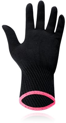 Hopzab Heat Resistant Glove for Hair Styling, Professional Heatproof Mitt for Curling Iron and Straightener Use, Scald Protection Hair Tool Accessory, Breathable Cotton Comfort(1PCS)