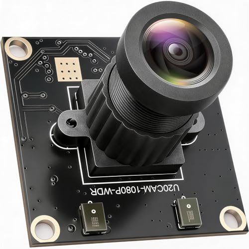 innomaker Cámara UVC USB 2.0 de 1080P, gran angular de 121°, cámara HDR WDR con poca luz, micrófono integrado, cámara web Plug & Play para PC, Raspberry Pi y todos los SBC, compatible con Windows