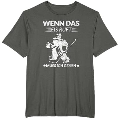 Wenn Das Eis Ruft Muss Ich Gehen Hockey Eishockey T-Shirt