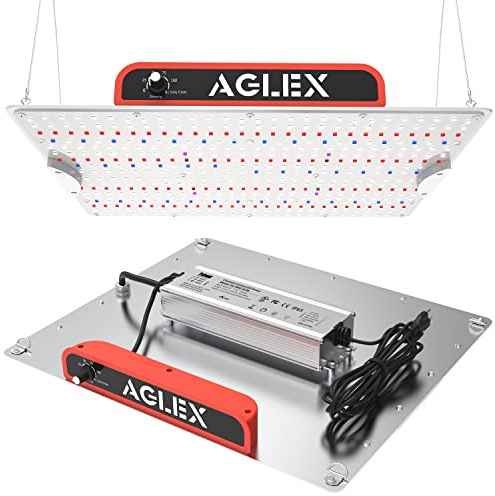 AGLEX K2000 LED Grow Light, Full Spectrum Grow Light with UV IR, LED Plant Grow Lights for Seeding Starting Veg Flower Hanging Growing Lamps 4X5 FT Coverage with Daisy Chain & Dimmable