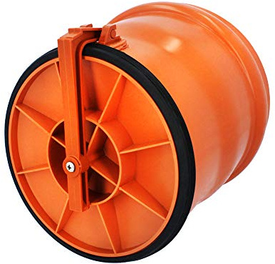 PEŠTAN Froschklappe Rückstauklappe Ø DN 250 mm Orange | Auslaufstück Für HT KG Dränage Rohr Kanal | Abfluss Abwasser PP Rohrklappe Abwasserrohr Kanalisationsrohre Endstück Rattenstop