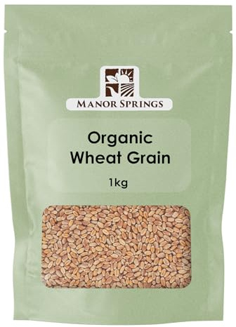Organic Wheat Grain 1kg by Manor Springs Organic