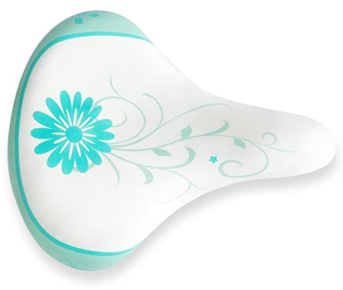 AVASTA Sella per bicicletta per bambini e bambine, impermeabile, ampio e morbido, Dual Shock Fit per bici da 12, 14, 16, 18, 20 pollici, menta verde