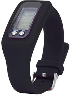 Buystarget Fitness Sport Activity Tracker Wrist Step Count Pedometer LCD Adult Kid Unisex (Grey)