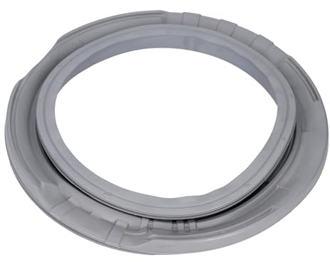 ensipart Türmanschette für Waschmaschine kompatibel mit SAMSUNG DC64-03365A graue Gummidichtung an Türe Faltenbalg
